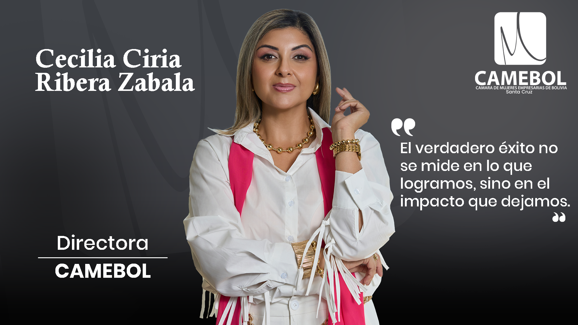 Cecilia Ciria Ribera Zabala — Directora CAMEBOL