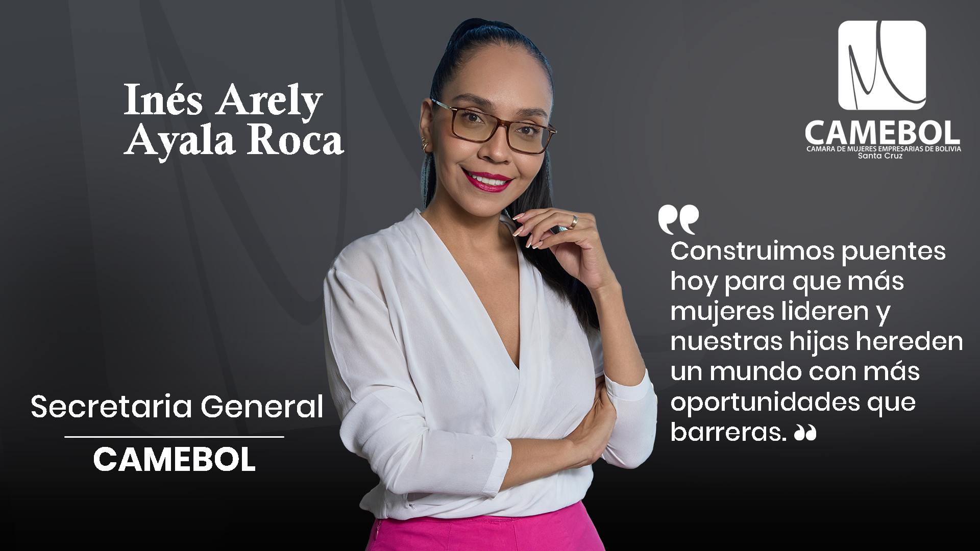 Inés Arely Ayala Roca — Secretaria General CAMEBOL