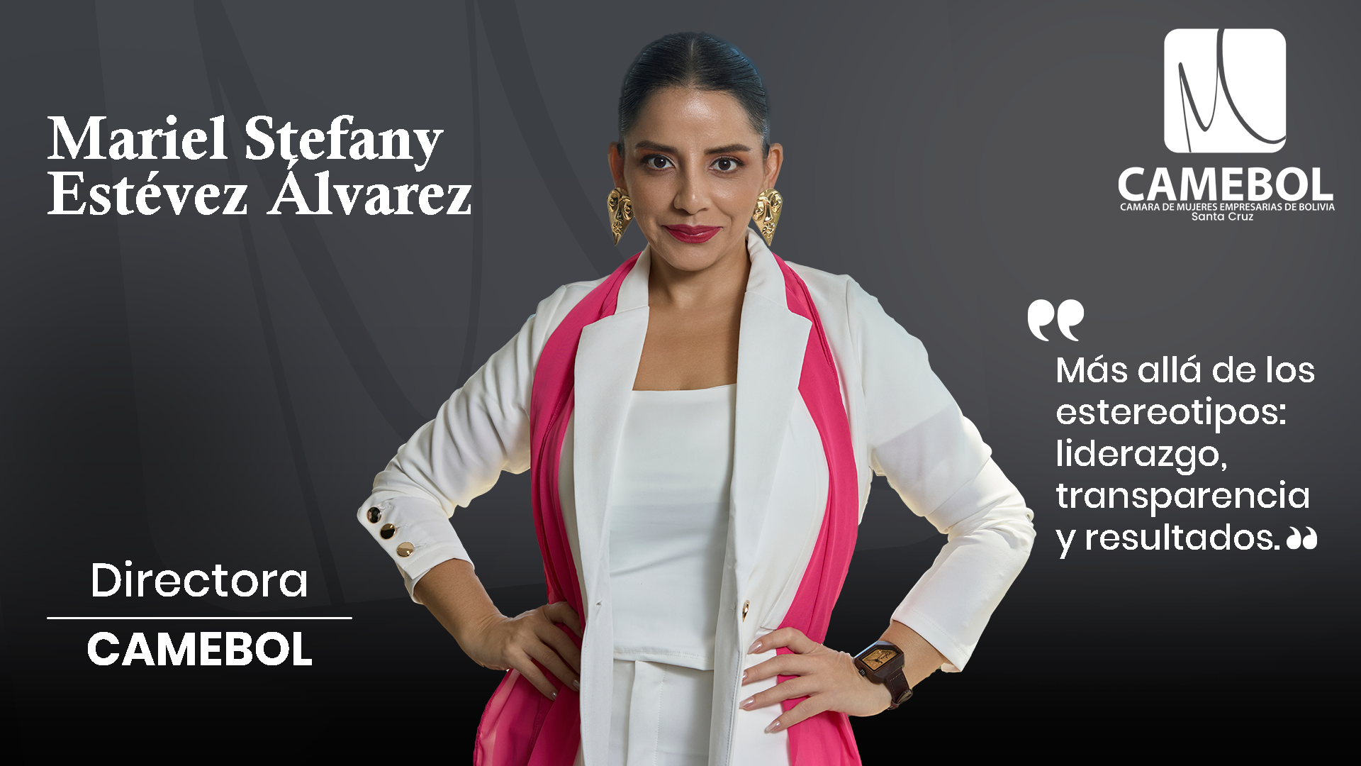 Mariel Estévez Álvarez — Directora CAMEBOL